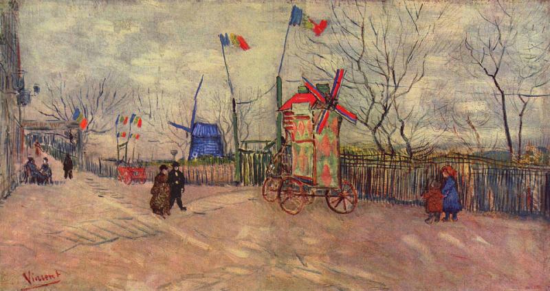 Vincent Van Gogh Le Moulin a Poivre oil painting picture